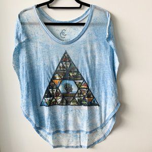 Chaser Collection Vintage Look Graphic T-shirt